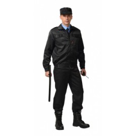 Костюм "ВЫМПЕЛ": куртка, брюки (тк. смесовая) черный